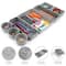Welaxy 8 Piece Felt Round Cups & Trays Drawer Organizer Set